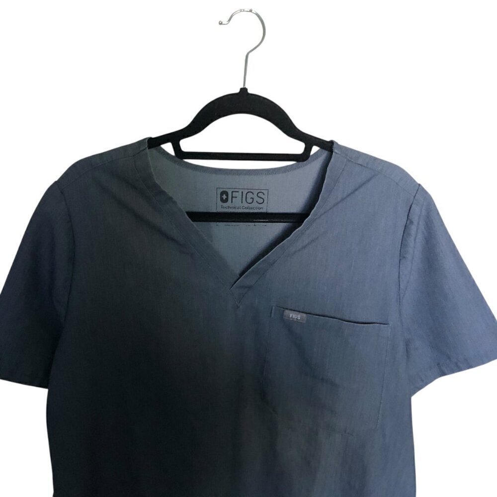 Figs Catarina One Pocket Scrub Top - Picture 2 of 5
